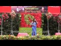 A young melodious singer from Reiek performs at Anthurium festival