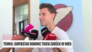 Tennis: Superstar Dominic Thiem zurück in Österreich