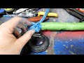 Synthetic winch rope repair