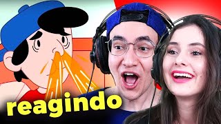REAGINDO AO EPISÓDIO 6 DE AS AVENTURAS DE MIKE! | Dearo e Manu