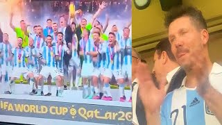 Diego Simeone in Tears After Argentina’s World Cup Win - Heartbreaking Moments - World Cup 2022