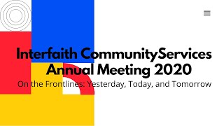 Interfaith Community Services 2020 Annual Meeting