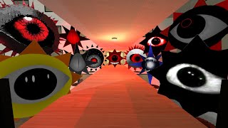 Nightmare Sprunki Mr. Sun Family Nextbot Gmod