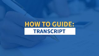 What is a Transcript | How to Access Your Academic Record on myAC