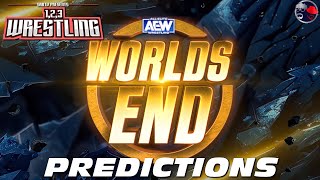 1, 2, 3 Wrestling | AEW Worlds End 2024 Predictions