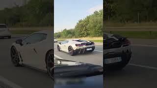 Lamborghini Revuelto Driving On Freeway