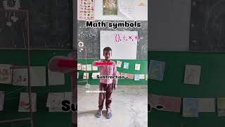 Math symbols activity #FLN training #viral short vdo #math symbol