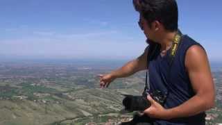 アキーラさん堪能②親日国サンマリノ・ティターノ山頂の城塞からの絶景！Great-view from Citadel,San-Marino