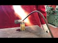 Soldering brass to steel with tin and Castolin Eutectic 157 brazing flux