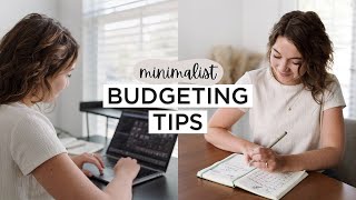 MINIMALIST BUDGETING TIPS 💸 | How To Save Money + Set Up a Simple Budget