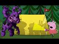 FNAF Bonnie joined Peppa Pig at Camping | Horror Animation