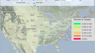 Twitter Visualization Using GEOPS