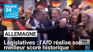 Résultats des législatives en Allemagne : l'AfD réalise son meilleur score historique