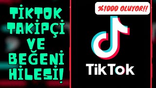 Takipçi ve beğeni hilesi Tiktok (%1000 OLUYOR)