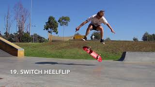 30 flip tricks.