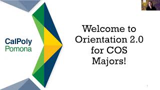 Welcome to Orientation 2.0 for COS Majors!