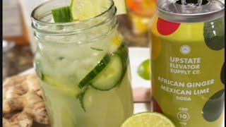 Mindful Mocktail Recipe: CBD-Infused African Ginger \u0026 Mexican Lime with a Twist of Lemon