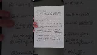 Math III Notes All 6 Trig Functions part(2)