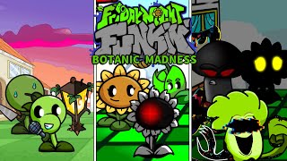 FNF: BOTANICAL MADNESS V1 // Plants vs Zombies mod // Pibby [Botplay] █ Friday Night Funkin' █