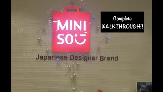 Miniso Tour Vlog PVR Next Galleria Mall| Shop with me! | Extra Cute Stuff