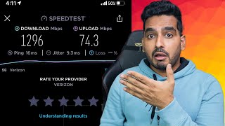 IPHONE 12 PRO 5G SPEED TEST IN HINDI! IPHONE 12 MMWAVE 5G TEST
