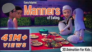 Ghulam Rasool Explains the Easy Islamic Manners of Eating | 3D Animation | Kids Land