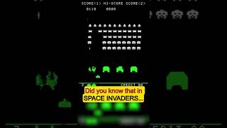 Did you know that in SPACE INVADERS...