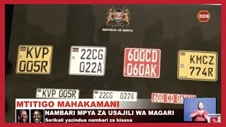 Serikali yazindua nambari mpya za usajili wa magari