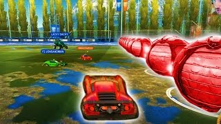 2 VERSUS 2 ROCKET LEAGUE DODGEBALL!