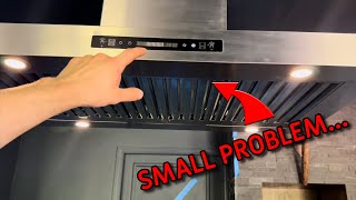 IKTCH Island Mounted Range Hood - Installation & Review