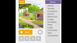 Coding for kids - Set background in code.org- Lesson1