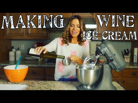 Making Homemade Wine Ice Cream Making Homemade Wine Ice Cream