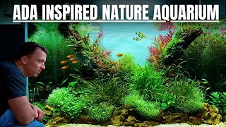 I MADE AN ''ADA INSPIRED'' AQUASCAPE FOR MY FAVOURITE NANO FISH!