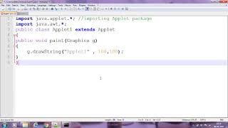 Topic Applets in JAVA|Part 2