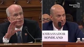 WATCH: Rep. Peter Welch’s full questioning of Gordon Sondland | Trump's first impeachment hearings