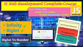 🔴JavaScript Infinity and BigInt | JavaScript tutorial in hindi