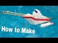 How to Make a Rubber Band Boat - Powered Ship - Tutorial