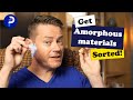 What is an amorphous material?