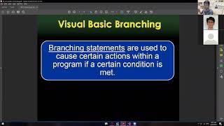 COMPFP - Visual Basic Branching (Part1)
