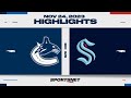 NHL Highlights | Canucks vs. Kraken - November 24, 2023