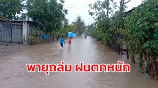 พายุถล่มฝนตกหนัก มาวันเดียวท่วมทุกพื้น หาเก็บปลาบืนหน้าฝน