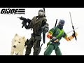 GI Joe Classified Series Snake Eyes w/ Timber (V2) & Kamakura!