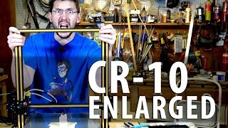 Creality CR-10 Enlarged / CR-10S4 - Bigger Build Volume, Dual Z Leadscrews, Filament Sensor