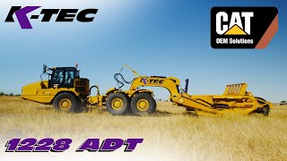 DOM CAT OEM Solutions: Easy Earthmoving. CAT 735 \u0026 K-Tec 1228 ADT