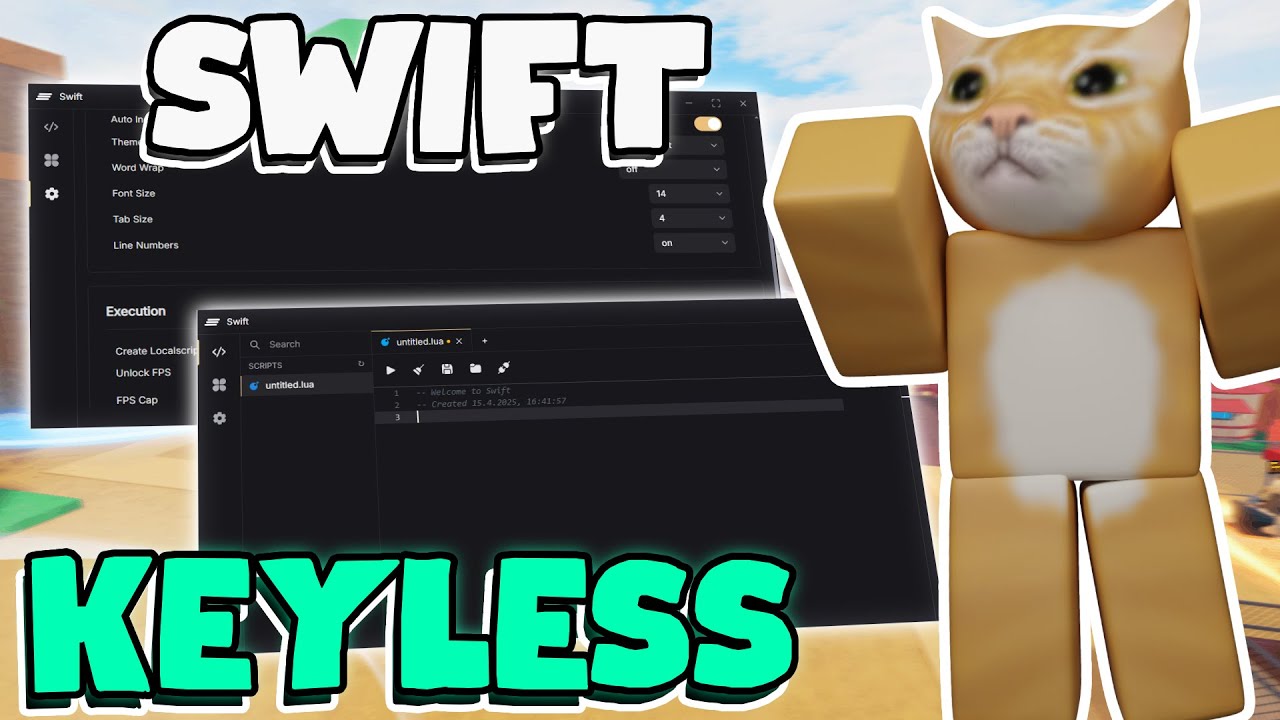 New Swift Is Keyless 100 Unc Free Roblox Executor How To Use