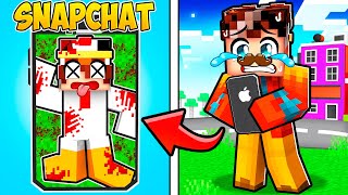 J'ai PRANK mon PAPA sur SNAPCHAT Minecraft !