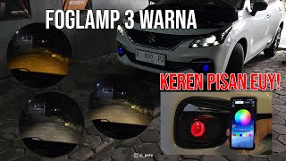 Akhirnya Baleno ganti foglamp 3 warna plus devil eye! Keren pisan euy | UPS Way maker F55