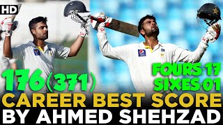 Career Best Score 176 By Ahmed Shehzad | Pakistan vs New Zealand | 1st Test 2014 | PCB | MA2A