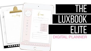 The Luxbook Elite Flip Through | Digital Planner