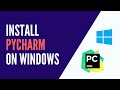 Python - Install PyCharm on Windows